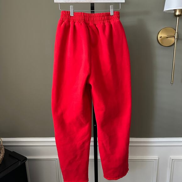 Comfrt Minimalist Straight Sweatpants Size Small Red - Picture 4 of 5